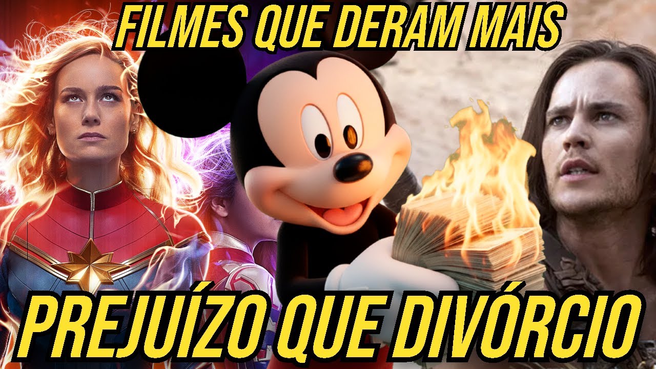 TOP 5 FILMES QUE DERAM MUITO PREJUÍZO – flops que custaram empregos e terapia pro Mickey