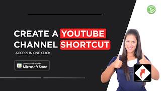Create a YouTube Channel Shortcut in Seconds | Windows Tutorial