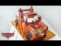 КАК СДЕЛАТЬ ТОРТ МАШИНУ (ПОДРОБНО С ВЫКРОЙКАМИ)  МЭТР ИЗ ТАЧЕК / CARS CAKE TUTORIAL