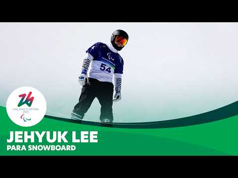 🇰🇷🏂 South Korea’s Jehyuk Lee Competes in SB-LL2 Banked Slalom at Milano Cortina 2026