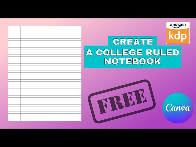 How to Make a Letter Size Lined Paper Template (8×11) - Learn