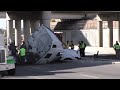 Semi-trailer crash closes Valencia Road at Interstate 10