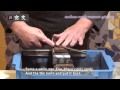 How to grind the double-edged blade kitchen knives
