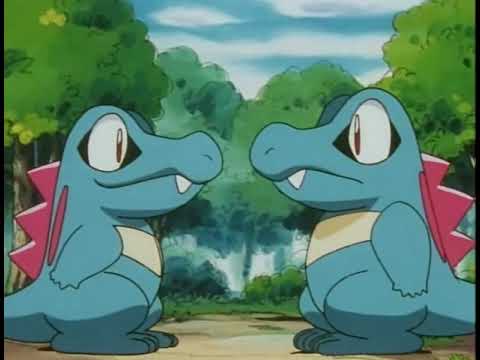 totodile laughs at totodile's scary face attack