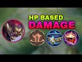 HANZO HP BASED DAMAGE IS DEADLY| Hanzo Tank Build Hanzo Gameplay Mobile Legends Mlbb
