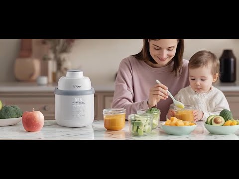 Bear NutriEase AllStage Baby Food Maker SJJ-F04Q3 One-Step Steam Blend Health Homemade Baby Meal