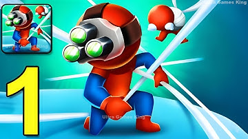 Webbi Boi 3D – Gameplay Walkthrough Part 1 | Target Enemies with Spider Web (iOS & Android)