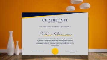 How to Make Simple Certificate in MS Word Part 24 #design #certificate #art