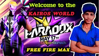 Welcome to the paradox teaser, the kairos character (Smartkrish)