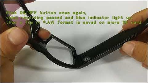 HD 1080P Glasses Video Recorder