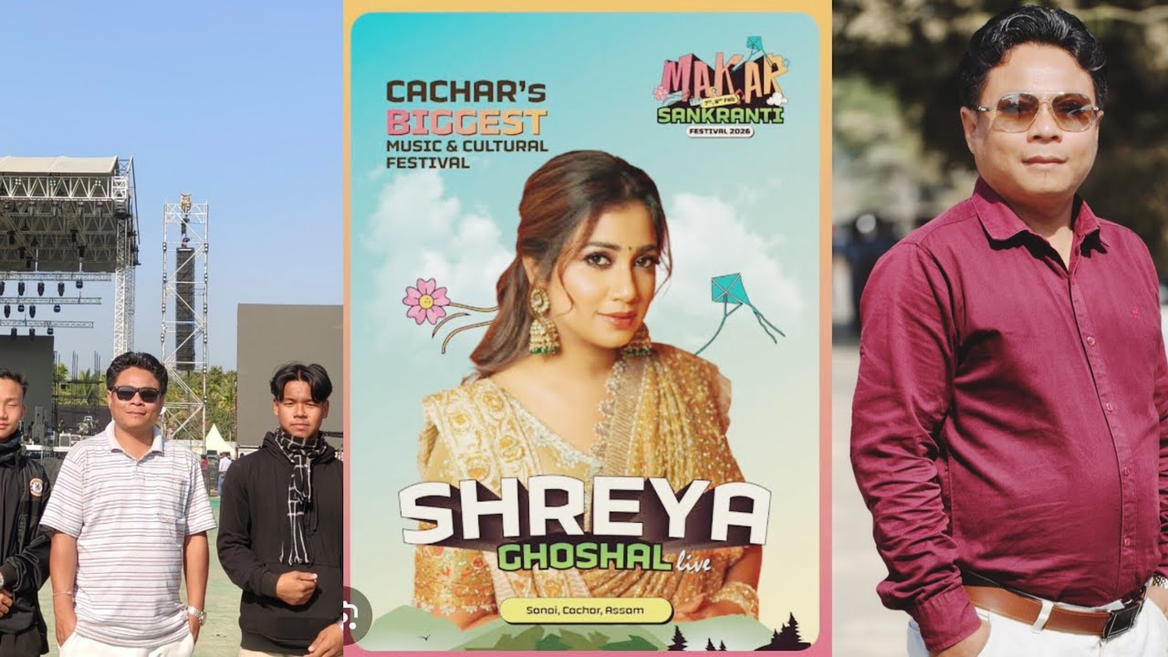 SHREYA Ghoshal concert at SONAI Cachar Assam ।। ❤️8th Feb 2026