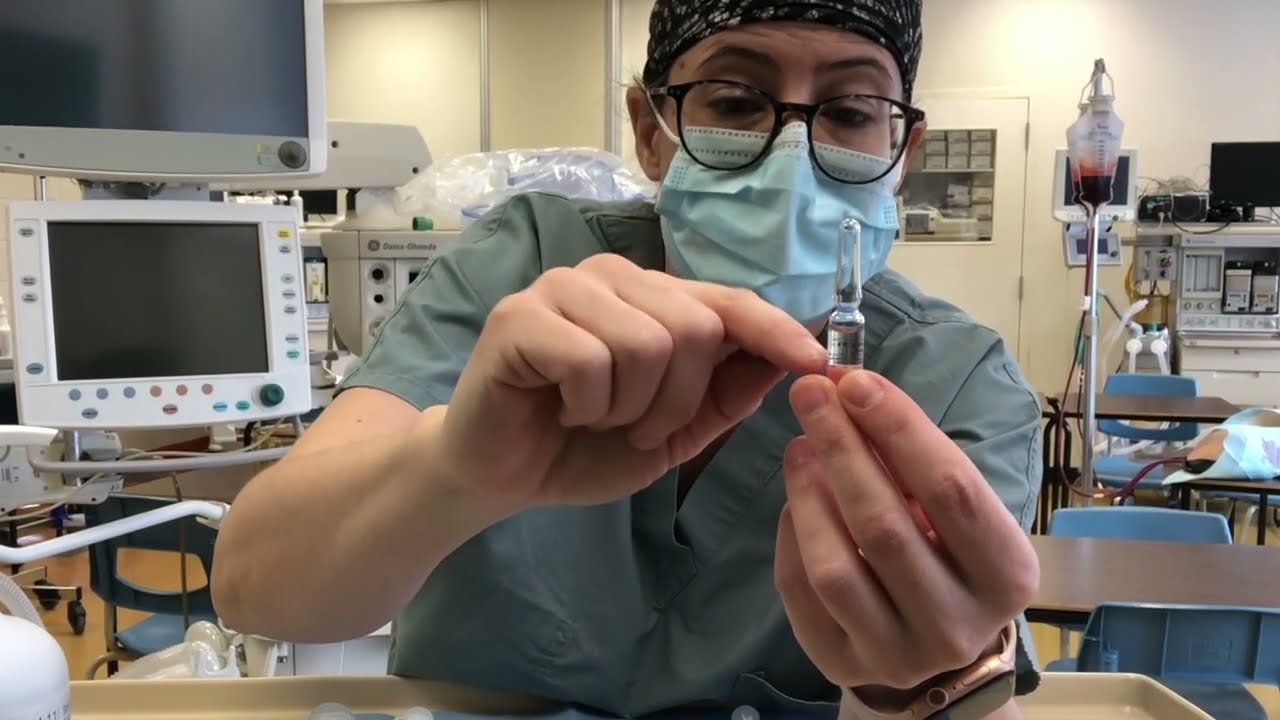 Technique de prélèvement pour ampoule