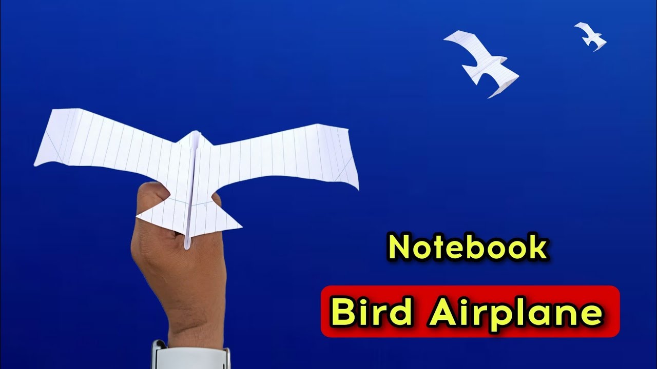 notebook flying bird airplane, how to flying bird plane, best notebook flying bird