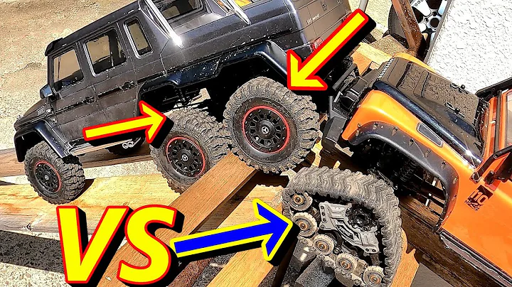 Traxxas TRX6 VS TRX4 with Track set