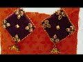 Diy fabric jewellery making at home  fabric and kundan earring making tutorial   handcrafted diy