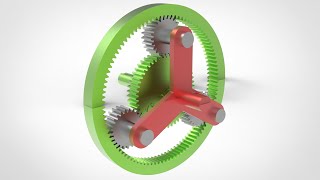Mechanism 22 | Planetary Gear animation in Solidworks