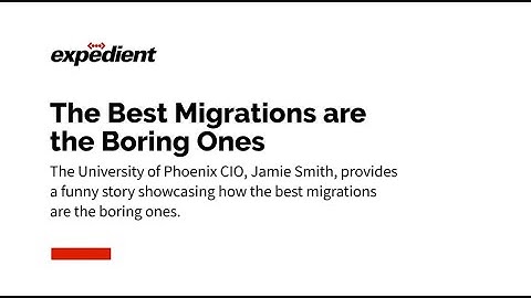 The University of Phoenix overcomes skepticism during their migration to Expedient Enterprise Cloud