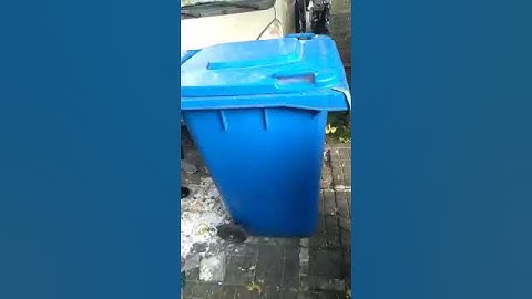 DF702 smart waste bin detector Installation on bin without cover