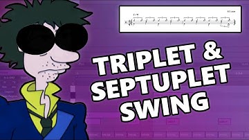 The math of drunk swing (Dilla swing, Septuplet swing)