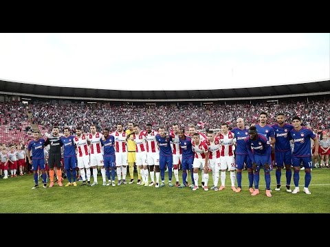 Highlights: Eρυθρός Αστέρας - Ολυμπιακός 2-2 / Highlights: FK Crvena zvezda - Οlympiacos 2-2