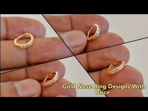 14K Real Gold Wire Style Nose rings Indian Women Nose Hoop Ring – Karizma  Jewels