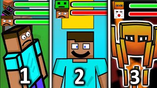Best Of Minecraft Animations But With Healthbars