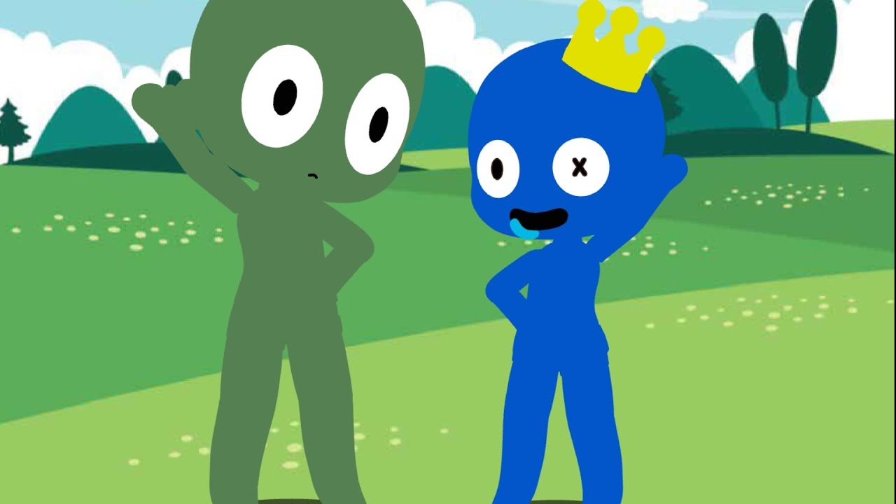 Rainbow Friends - Blue X Green 