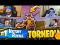 REACTION DEGLI YOUTUBERS ALLA MIA VITTORIA AL TORNEO DI HALLOWEEN! Fortnite Battle Royale