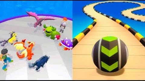 Going Balls VS Monster Squad Rush - Android iOS Gameplay ntgft