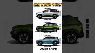 Tata Sierra vs Renault Duster vs Kia Seltos 🔥 Which SUV Wins?