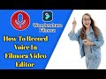 How to record voice in filmora editor dgseva