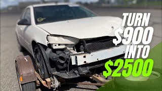 How To Flip A Car | 2008 Pontiac G6 GT [2] 08 Pontiac G6 Engine