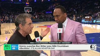 Ben Stiller Gives Stephen A. Confidence About The Knicks Winning In 6 Nba Countdown