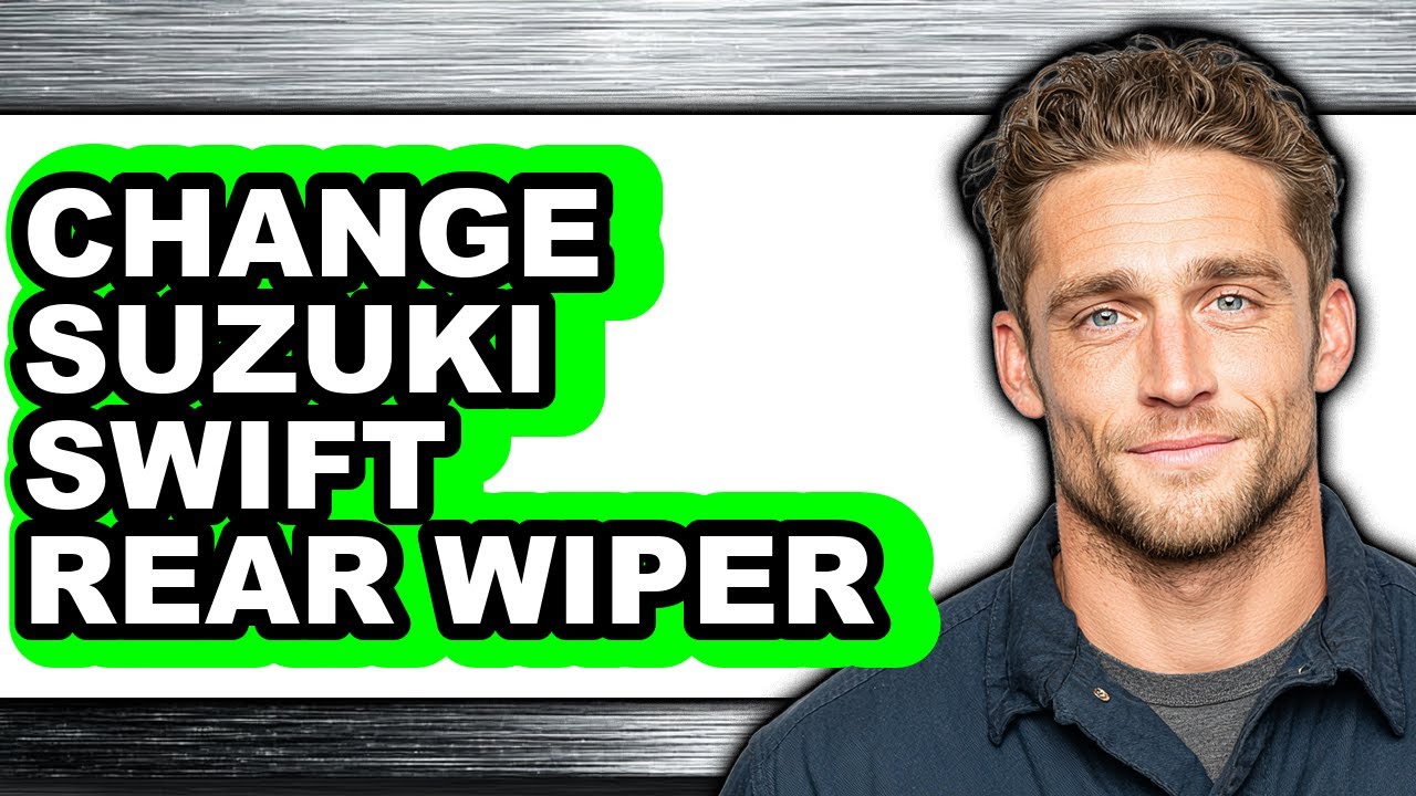 How to Change Suzuki Swift Rear Wiper (only Way)