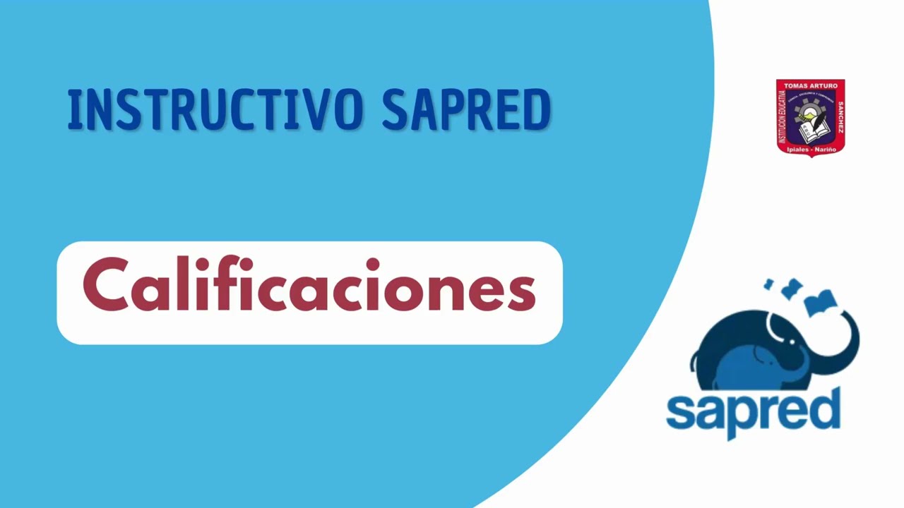 Instructivo para registrar las Calificaciones