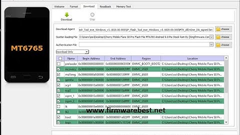 How to Flash Cherry Mobile S8 Pro Via Sp Flash Tool By firmwarebest