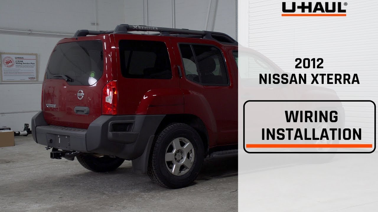 2012 Nissan Xterra Trailer Wiring Harness Installation - YouTube