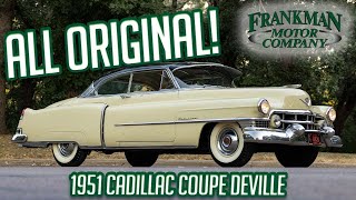 SURVIVOR 1951 Cadillac DeVille Coupe | 331 V8 Classic American Luxury 🚗✨ - Frankman Motor Company