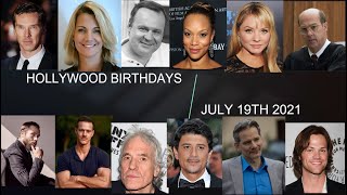 Hollywood Birthdays July 19th Details