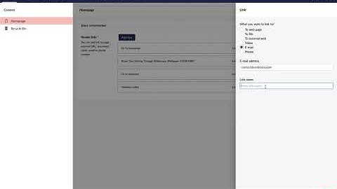 How to add email link with Umbraco CMS "Link" component