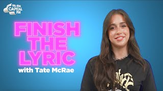 Tate McRae covers Harry Styles, Justin Bieber \& more! | Finish The Lyric