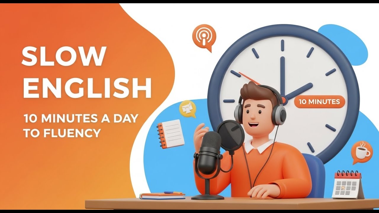 10 Minutes a Day to Fluency | Slow English Podcast for Fluency ...