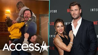 Chris Hemsworth’s Cutest Moments With Wife Elsa Pataky & 3 Kids