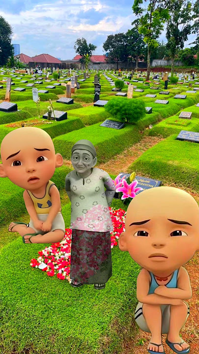 Ipin dan Upin sedih , orang kaya mati orang miskin mati semua meninggalkan Upin ipin