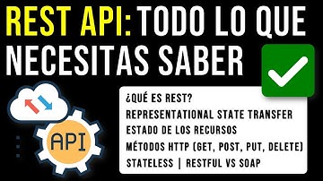 Qué es una REST API y cómo funciona | La mejor explicación en español, para principiantes ✅
