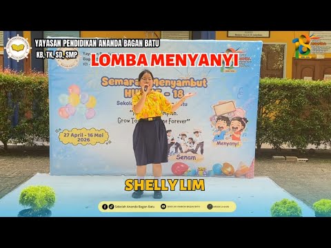JUARA 1 LOMBA MENYANYI LAGU MARS ANANDA JENJANG SMP || SHELLY LIM