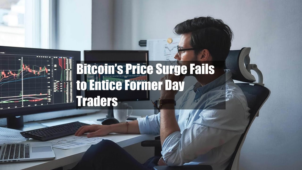 Bitcoin’s Price Surge Fails to Entice Former Day Traders