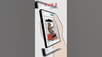 Cat in blender Part 2 💔 #shorts #cat #viralvideo #story