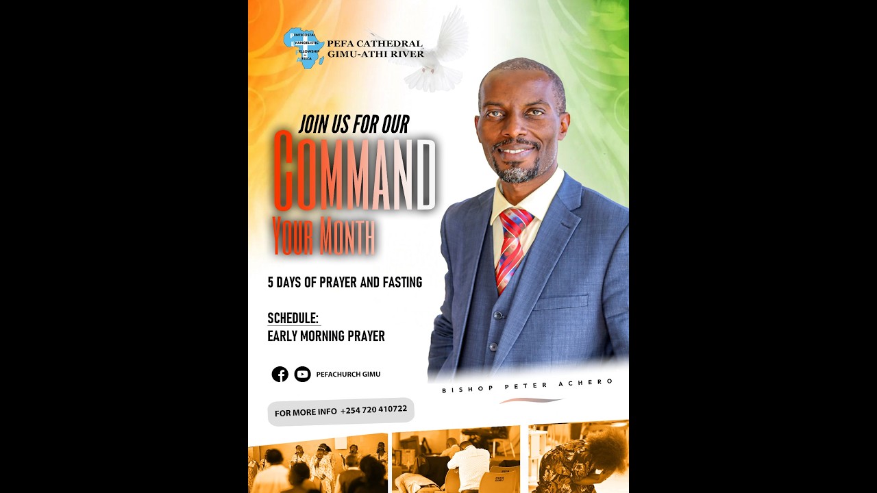 Welcome to Our Morning Glory || Minister: Bishop Peter Achero  || COMMAND YOUR MONTH //  04/03/26.