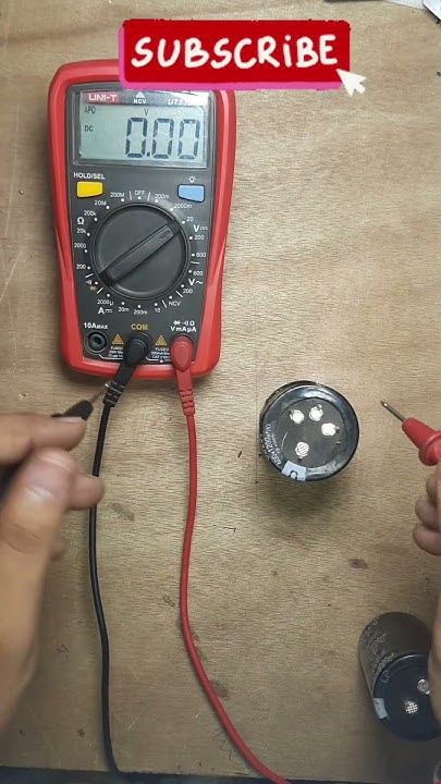 HOW TO CHECK CAPACITOR WITHOUT LCR METER #education - YouTube